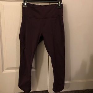 Lululemon Purple Crop Leggings